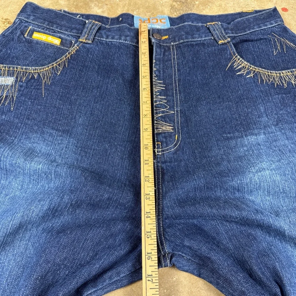 Snoop Dogg SDCC Men's Jeans Size 41x31.5 Blue Y2K Hip Hop Baggy‎ Denim Vintage